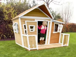 AXI Lisa Spielhaus Braun - Weiß 193 x 220 x 174 cm