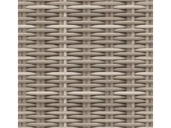 Hocker^Balkonmöbel-Set Olea Mini 5-teilig Polyrattan Hellgrau