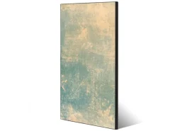 Banjado Pinnwände^Magnettafel 37x78cm Magnetwand Schwarz Aus Metall Magnetpinnwand Pinnwand Inkl. 4 Magnete Motiv Patina Grün