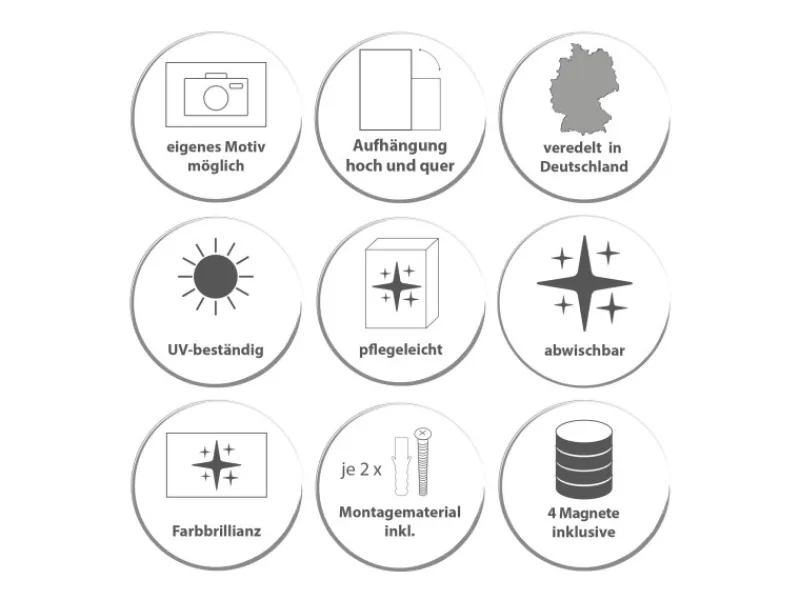 Banjado Magnettafel 78x37cm Magnetwand Silber Aus Metall Magnetpinnwand Pinnwand Inkl. 4 Magnete Motiv Im Weltall 2