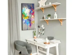 Banjado Pinnwände^Magnettafel 37x78cm Magnetwand Schwarz Aus Metall Magnetpinnwand Pinnwand Inkl. 4 Magnete Motiv Idee