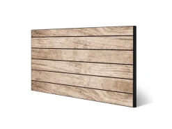 Banjado Magnettafel 78x37cm Magnetwand Schwarz Aus Metall Magnetpinnwand Pinnwand Inkl. 4 Magnete Motiv Blasse Holzlatten