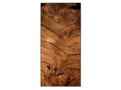 Banjado Magnettafel 37x78cm Magnetwand Schwarz Aus Metall Magnetpinnwand Pinnwand Inkl. 4 Magnete Motiv Trockenes Holz