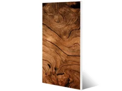 Banjado Wanddekoration|Pinnwände^Magnettafel 37x78cm Magnetwand Weiß Aus Metall Magnetpinnwand Pinnwand Inkl. 4 Magnete Motiv Trockenes Holz