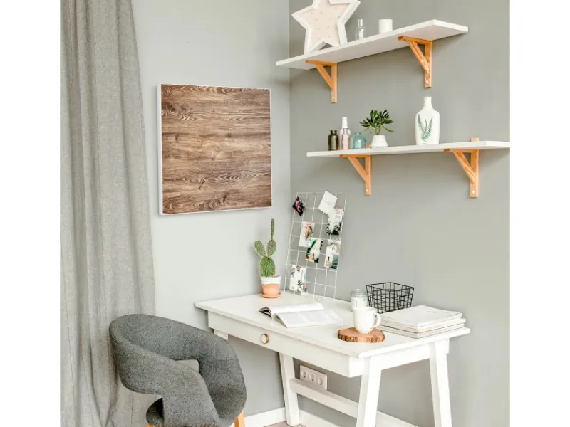 Banjado Magnettafel 50x50cm Magnetwand Weiß Aus Metall Magnetpinnwand Pinnwand Inkl. 4 Magnete Motiv Maserung