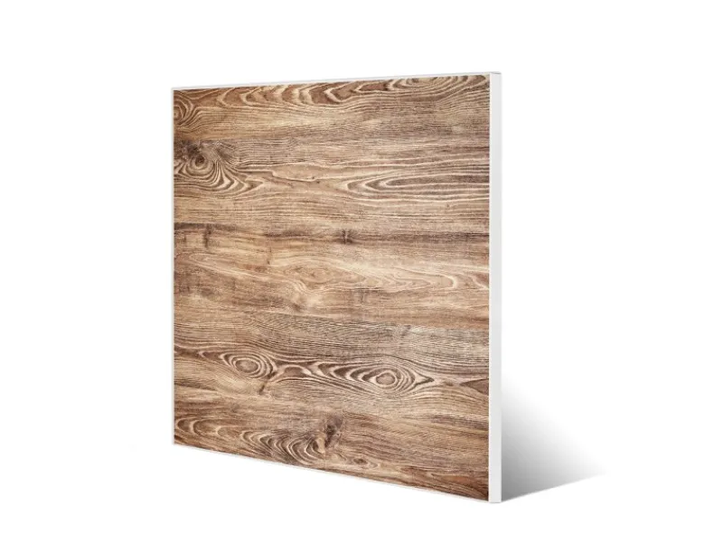 Banjado Magnettafel 50x50cm Magnetwand Weiß Aus Metall Magnetpinnwand Pinnwand Inkl. 4 Magnete Motiv Maserung