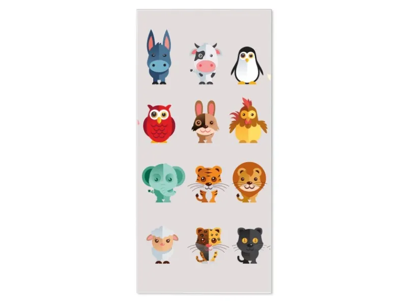 Banjado Magnettafel 37x78cm Magnetwand Weiß Aus Metall Magnetpinnwand Pinnwand Inkl. 4 Magnete Motiv Freunde