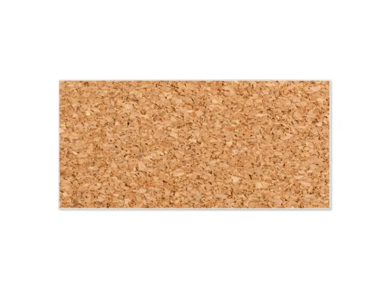 Banjado Magnettafel 78x37cm Magnetwand Weiß Aus Metall Magnetpinnwand Pinnwand Inkl. 4 Magnete Motiv Kork