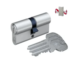 Basi Stifte^- AS - Profil-Doppelzylinder - 35/85 mm - Verschiedenschließend - Not- und Gefahrenfunktion