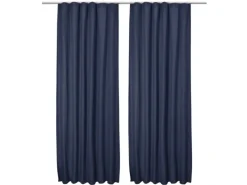 Beautissu Amelie TK Vorhang mit Kräuselband 140x245cm 2tlg