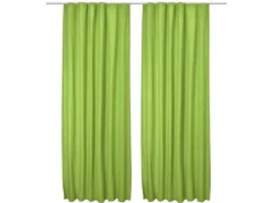 Beautissu Türvorhänge|Vorhänge^Amelie TK Vorhang mit Kräuselband 140x245cm 2tlg