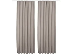 Beautissu Türvorhänge^Amelie TK Vorhang mit Kräuselband 140x245cm 2tlg