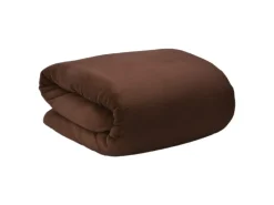 Beautissu Sessel^Aurelia Decke 150x200cm Dunkelbraun