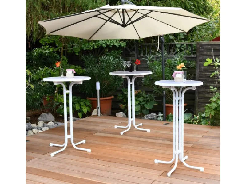 Beautissu Bellini Stehtisch Ø80xH110cm