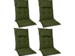 Beautissu Kissenbezüge^HighLux HL Hochlehner 120x52x7cm 4tlg