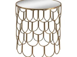 Dekorative Figuren^Beistelltisch Glam Forest Gold? Ø 46,5 cm x 52 cm