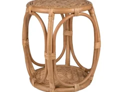 Tische^Beistelltisch Safari Lodge Rund 45 cm x Ø 45 cm Natur