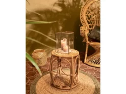 Tische^Beistelltisch Safari Lodge Rund 45 cm x Ø 45 cm Natur