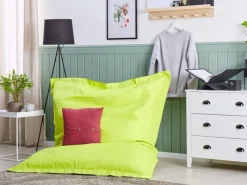 Beliani Sitzsack FUZZY Limetten 140x180x20