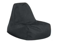 Beliani Sitzsack SIESTA Schwarz 100x61x75