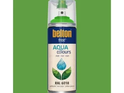 belton Sprühlacke|Buntlacke^Free AQUAcolours Buntlack RAL 6018 matt 400 ml