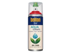 belton Sprühlacke^Free AQUAcolours Buntlack RAL 3000 hochglänzend 400 ml