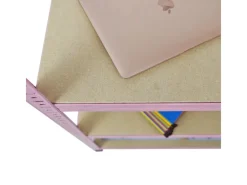 BERLINLODGE Bücherregale^Mega Deal 2x Wohnregal PINK LADY HxBxT 180x90x40cm Fachlast 175kg 5 Ebenen Pink Bücherregal Standregal Büroregal