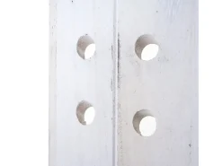 BERLINLODGE Rüttelbrett Weinregal Für 20 Flaschen HxBxT 120x22x5cm Flaschenregal 20 Flaschen Shabby-Look Vintage