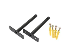 BERLINLODGE Wandregal HxBxT 8x80x25cm Schweberegal Wandboard Hängeregal Regal Schublade Massiv-Holz Shabby