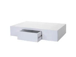 BERLINLODGE Holzregale^Wandregal Ilse HxBxT 8x40x25cm Regal Hängeregal Mit Schublade 40cm