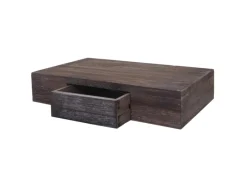 BERLINLODGE Wandregal Ilse HxBxT 8x40x25cm Regal Hängeregal Mit Schublade 40cm Shabby