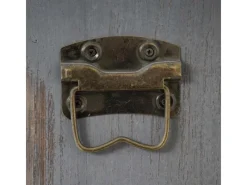 BERLINLODGE Flaschenregale^Weinregal Mit Schublade Und Truhe Flaschenregal Für 20 Flaschen HxBxT 94x48x31cm Shabby-Look Vintage