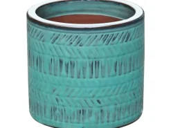 Kommode^Übertopf Keramik Strukturiert Ø 19 x 17 cm