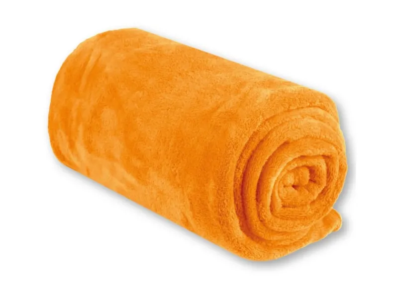 Bestgoodies Mikrofaser Decke Apricot 210 x 280 cm