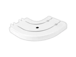 Bestlivings 210 cm Innenlaufschiene 2 Läufig & 2er Set Rundbogen / 1 x 120 cm & 1 x 90 cm