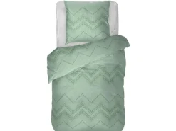 Bestlivings Bettwäsche^Bettwäsche Renforce 80 x 80 cm & 135 x 200 cm ZickZack Mint