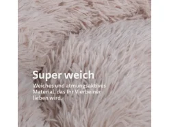 Bestlivings Kissen|Hundebedarf^Haustierbett Fluffy Ø100cm Hundekissen Öko-Tex Hundebett Katzenbett