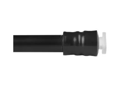 Bestlivings Gardinen|Seilspanngarnituren^Klemmstange mit Schraubtechnik Schwarz 80 bis 120 cm