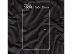 Bestlivings Kuscheldecke Cashmere Touch 200 x 220 cm