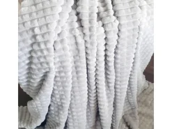 Bestlivings Kuscheldecke Jacquard Flanell 130 x 170 cm