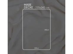 Bestlivings Überwürfe|Decken^Kuscheldecke Mirabella Cashmere Touch 220 x 240 cm
