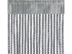 Bestlivings Türvorhänge^Metall Optik Fadenvorhang Trennvorhang Gardine Stangendurchzug ca. 90 cm x 200 cm