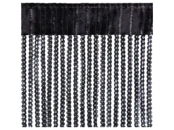 Bestlivings Türvorhänge^Metall Optik Fadenvorhang Trennvorhang Gardine Stangendurchzug ca. 90 cm x 250 cm