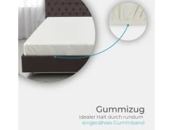 Bestlivings Decken^Spannbettlaken Cashmere Touch - 200 x 200 cm Beige