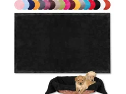 Bestlivings Hundebedarf^Tierdecke Hundedecke Mikrofaser 70 x 100 cm Schwarz