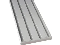 Bestlivings Vorhangschiene 240 cm Aluminium Silber 4 Lauf / 2 x 120 cm