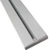 Bestlivings Gardinenschienen^Vorhangschiene Aluminium Silber 1 Lauf 90 cm
