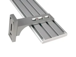 Bestlivings Wandträger für Aluminium Vorhangschiene Silber 3 bis 4 Lauf