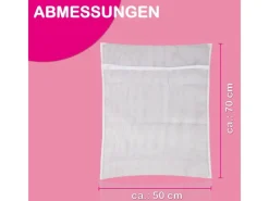 Bestlivings Wäschenetz 50 x 70 cm Inkl. Reißverschluss Bis 3 Kg 2 Stück