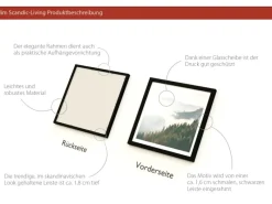 Pro Art Bild mit Rahmen Anonymus Gloomy Landscape II 32,5 cm x 32,5 cm